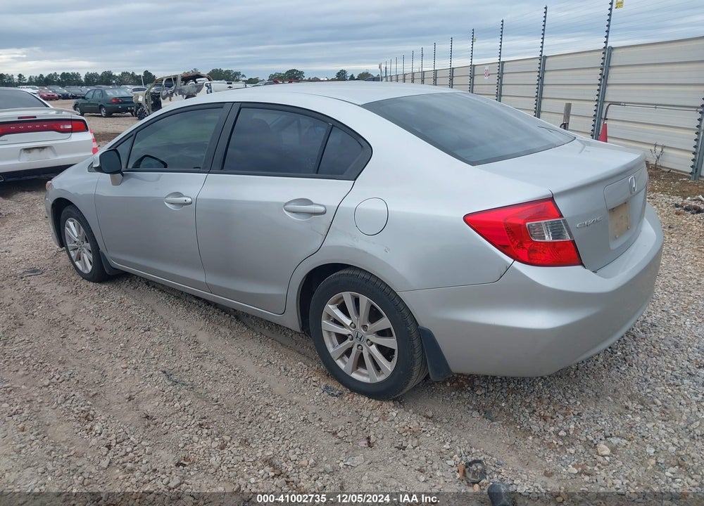 2012 HONDA CIVIC EX VIN: 19XFB2F85CE065497