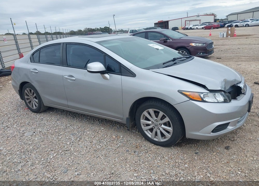 2012 HONDA CIVIC EX VIN: 19XFB2F85CE065497