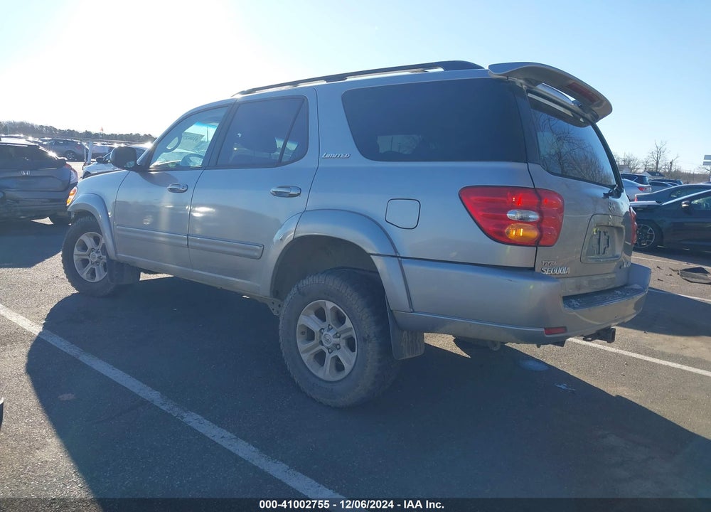 2001 TOYOTA SEQUOIA LIMITED V8 VIN: 5TDBT48A71S040045