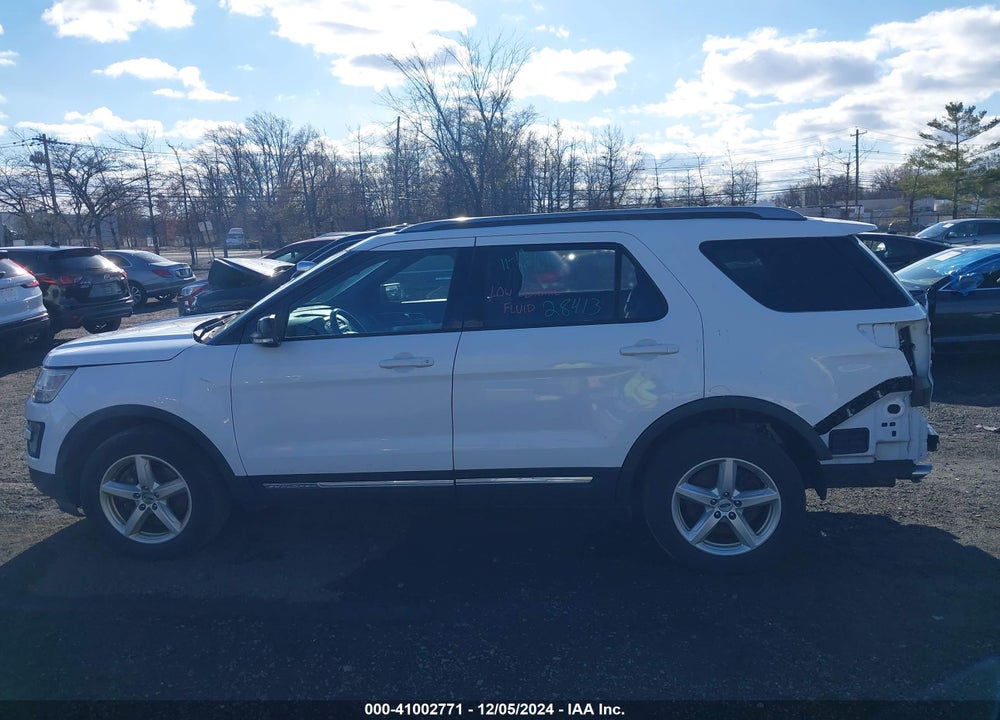 2017 FORD EXPLORER XLT VIN: 1FM5K8DH6HGD74626