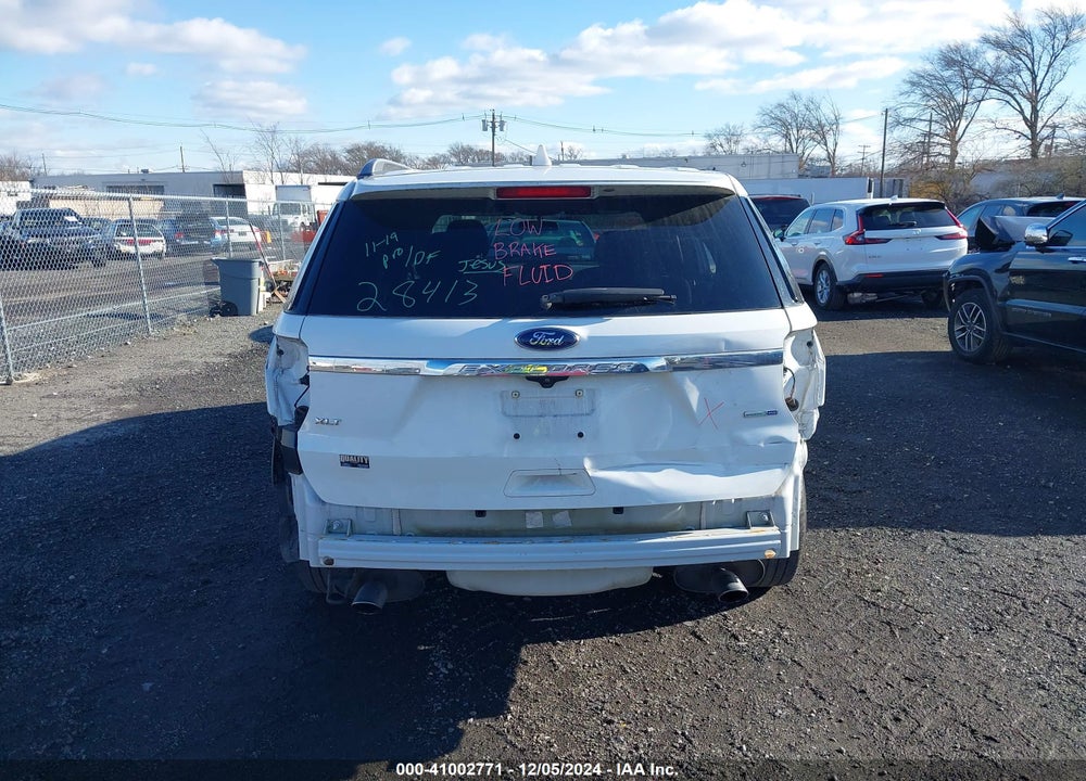 2017 FORD EXPLORER XLT VIN: 1FM5K8DH6HGD74626