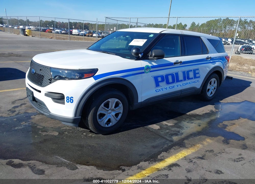 2021 FORD POLICE INTERCEPTOR UTILITY VIN: 1FM5K8AB5MGA42526