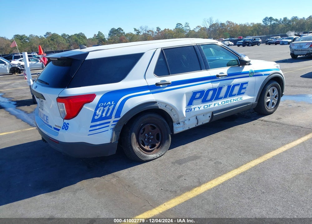 2021 FORD POLICE INTERCEPTOR UTILITY VIN: 1FM5K8AB5MGA42526