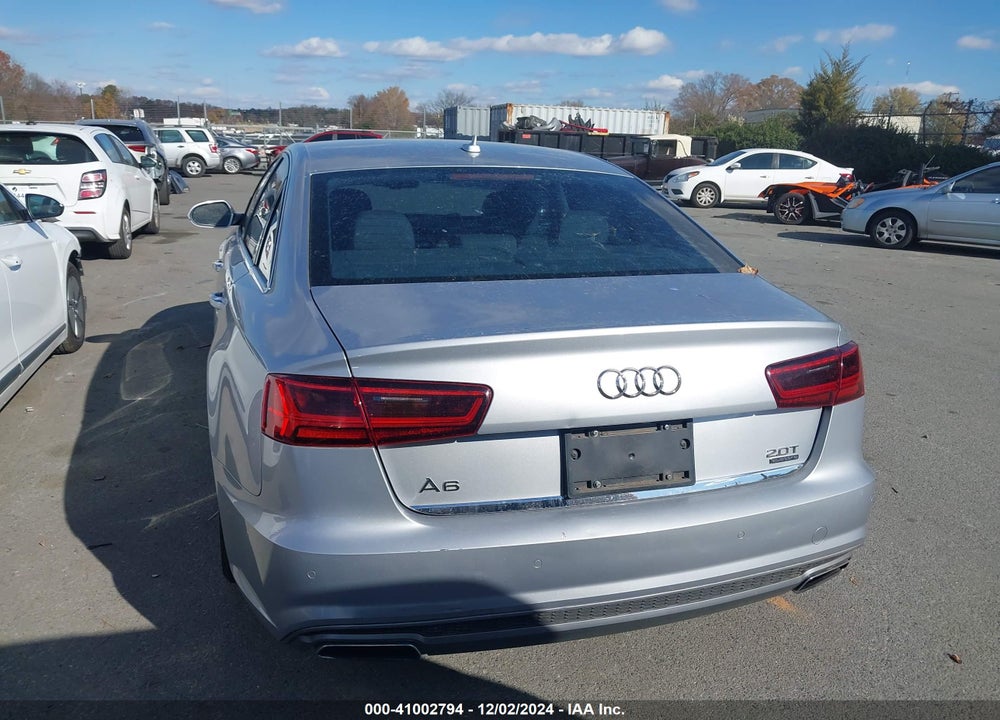 2016 AUDI A6 2.0T PREMIUM PLUS VIN: WAUGFAFC1GN094193