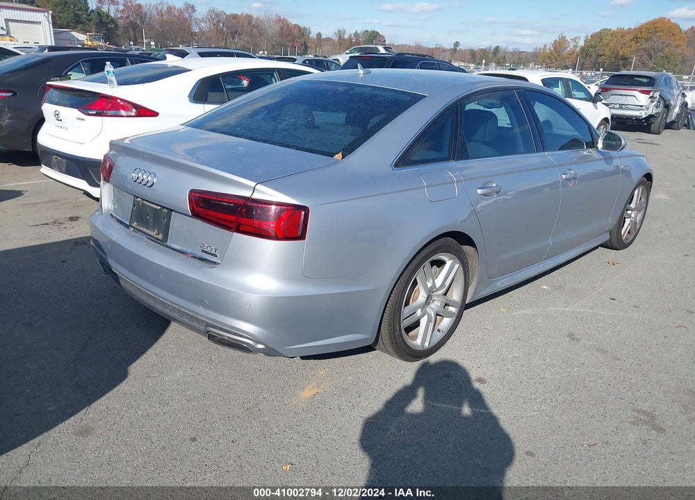 2016 AUDI A6 2.0T PREMIUM PLUS VIN: WAUGFAFC1GN094193