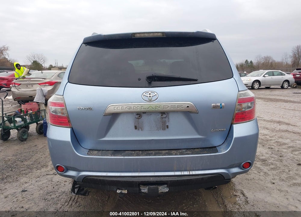 2008 TOYOTA HIGHLANDER HYBRID LIMITED VIN: JTEEW44A582016575