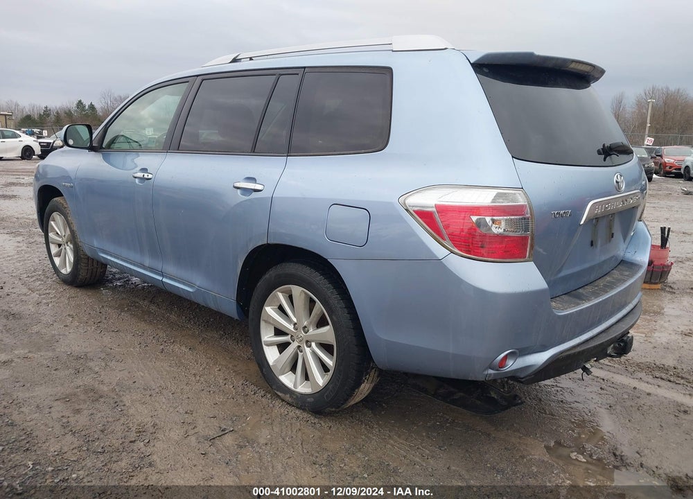 2008 TOYOTA HIGHLANDER HYBRID LIMITED VIN: JTEEW44A582016575