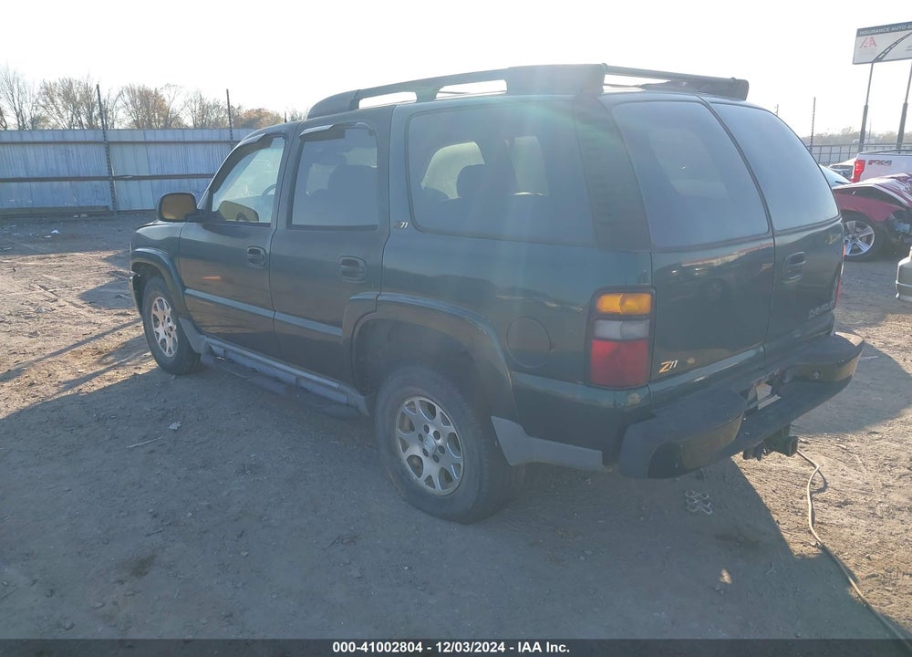 2004 CHEVROLET TAHOE Z71 VIN: 1GNEK13Z74R112674