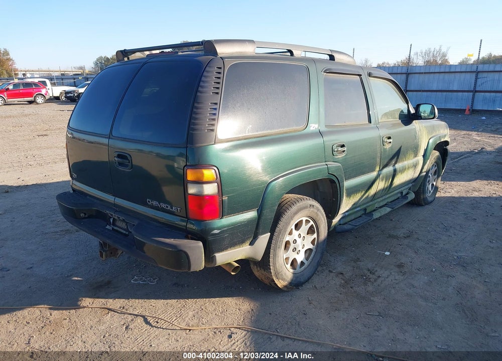 2004 CHEVROLET TAHOE Z71 VIN: 1GNEK13Z74R112674