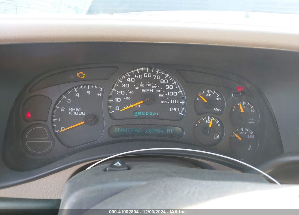 2004 CHEVROLET TAHOE Z71 VIN: 1GNEK13Z74R112674