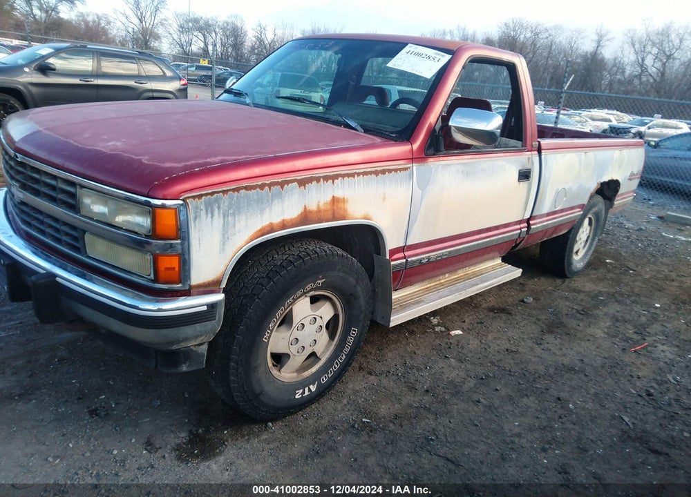 1992 CHEVROLET GMT-400 K1500 VIN: 1GCEK14K5NZ167992