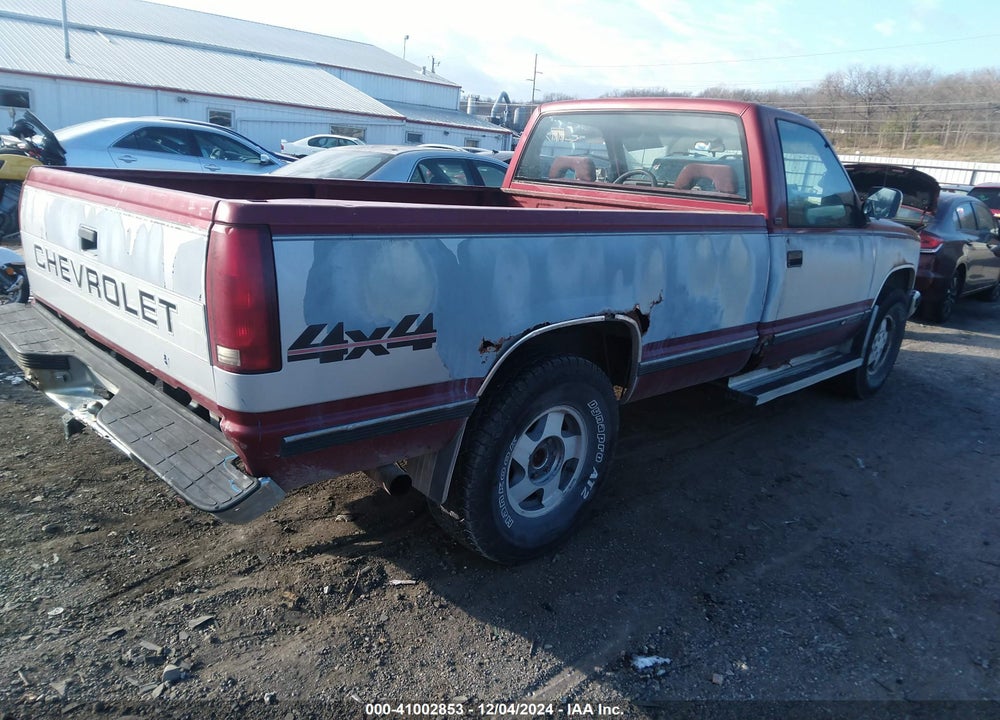 1992 CHEVROLET GMT-400 K1500 VIN: 1GCEK14K5NZ167992