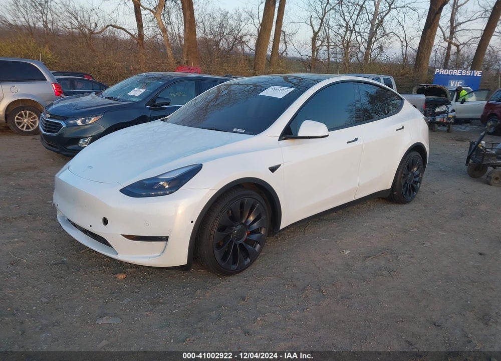2022 TESLA MODEL Y PERFORMANCE DUAL MOTOR ALL-WHEEL DRIVE VIN: 7SAYGDEFXNF456263