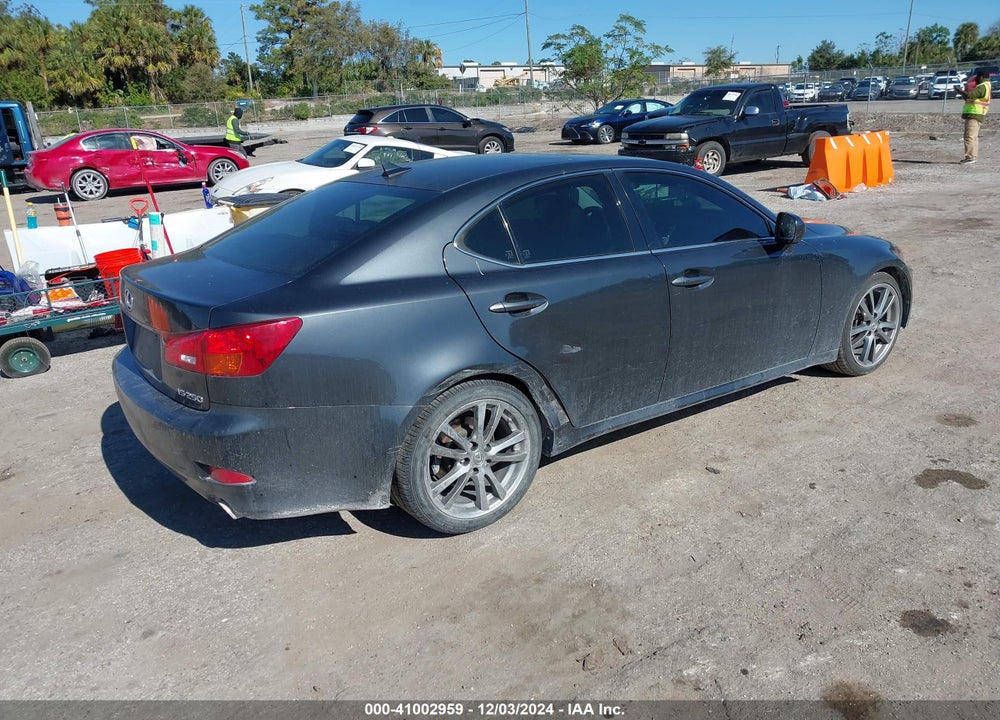 2008 LEXUS IS 250 VIN: JTHBK262X85062624