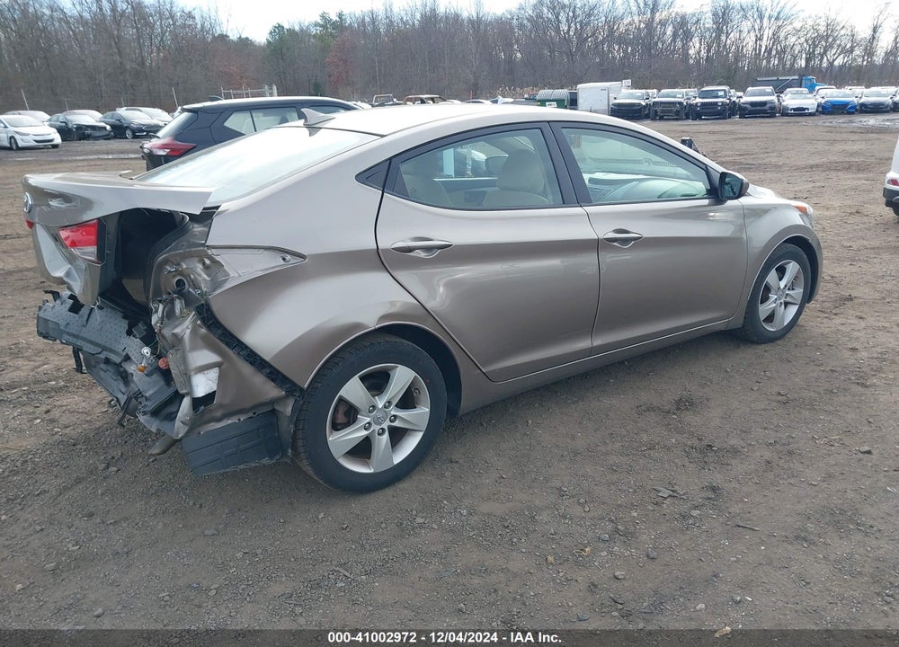 2013 HYUNDAI ELANTRA VIN: 5NPDH4AE6DH297778