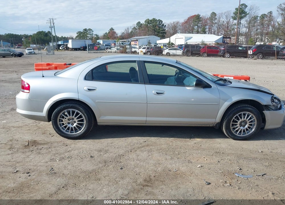 2005 CHRYSLER SEBRING VIN: 1C3EL46X25N664873