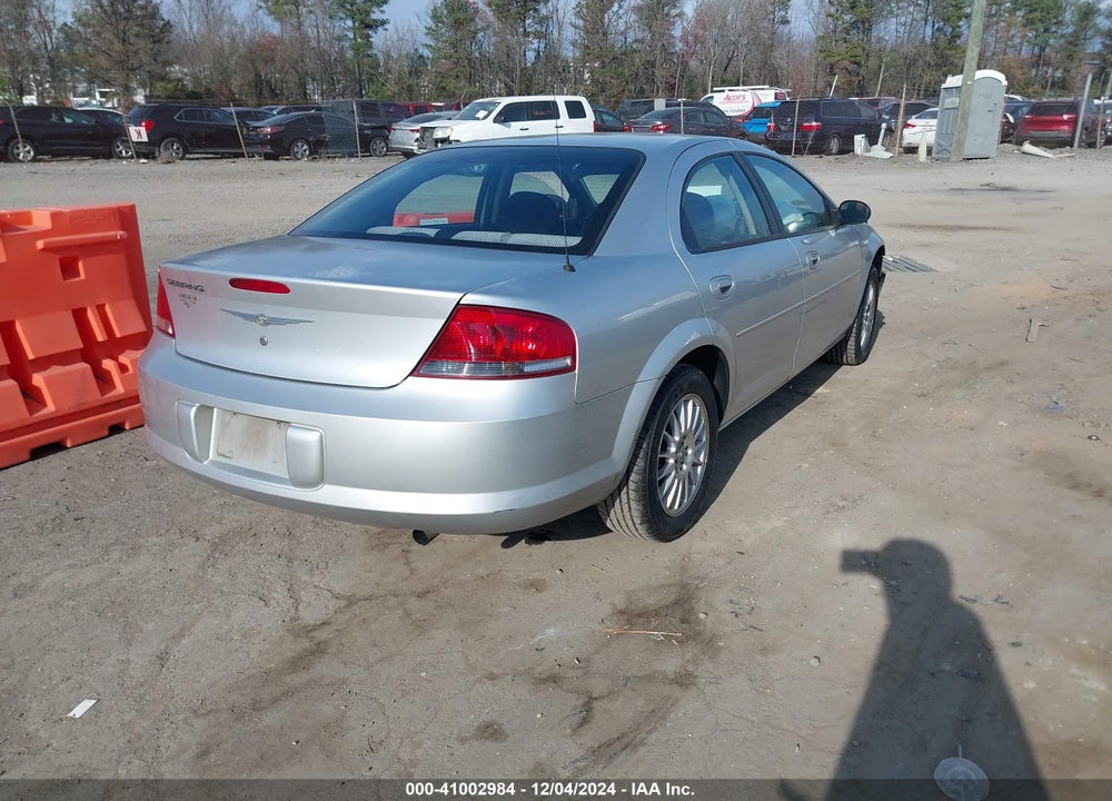 2005 CHRYSLER SEBRING VIN: 1C3EL46X25N664873