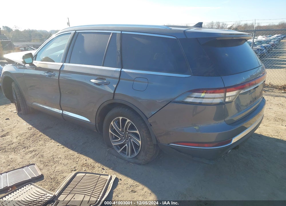 2022 LINCOLN AVIATOR STANDARD VIN: 5LM5J6WCXNGL01678