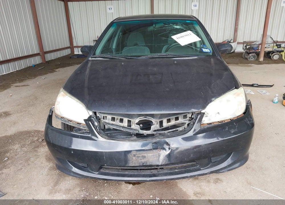 2004 HONDA CIVIC LX VIN: 2HGES16504H555297