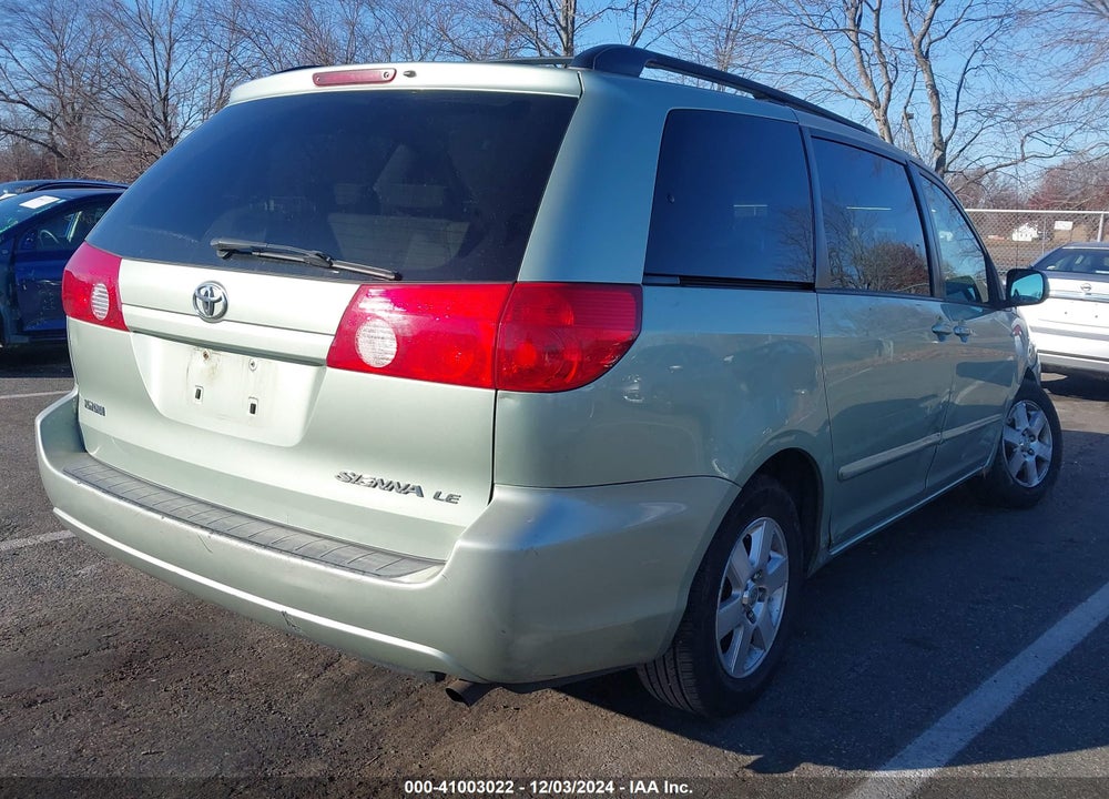 2008 TOYOTA SIENNA LE VIN: 5TDZK23C48S192602