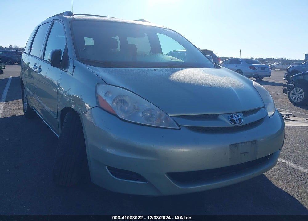 2008 TOYOTA SIENNA LE VIN: 5TDZK23C48S192602