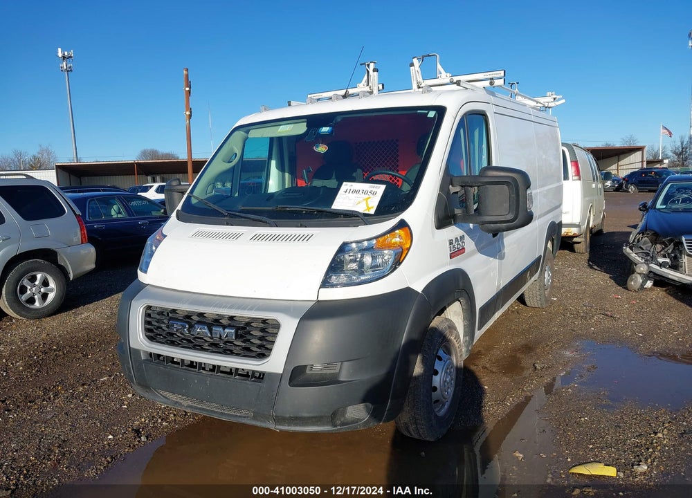 2021 RAM PROMASTER 1500 LOW ROOF 136 WB VIN: 3C6LRVAG9ME552693