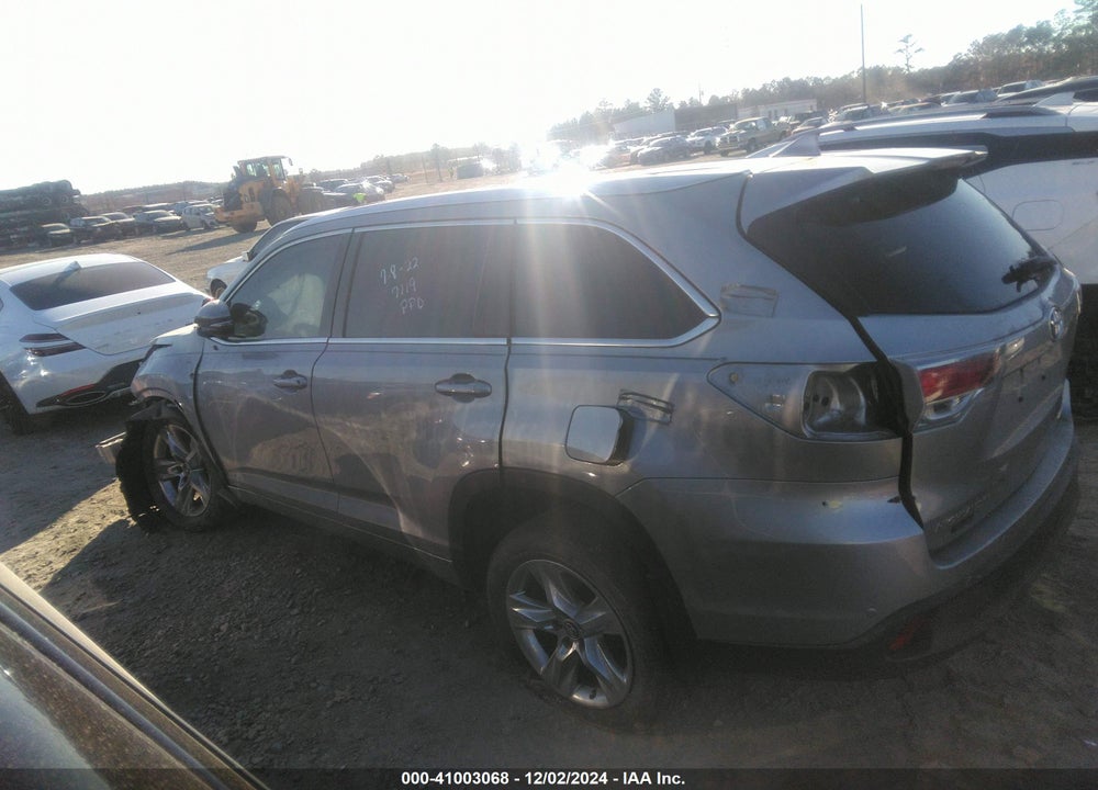 2016 TOYOTA HIGHLANDER LIMITED PLATINUM V6 VIN: 5TDDKRFH2GS317119