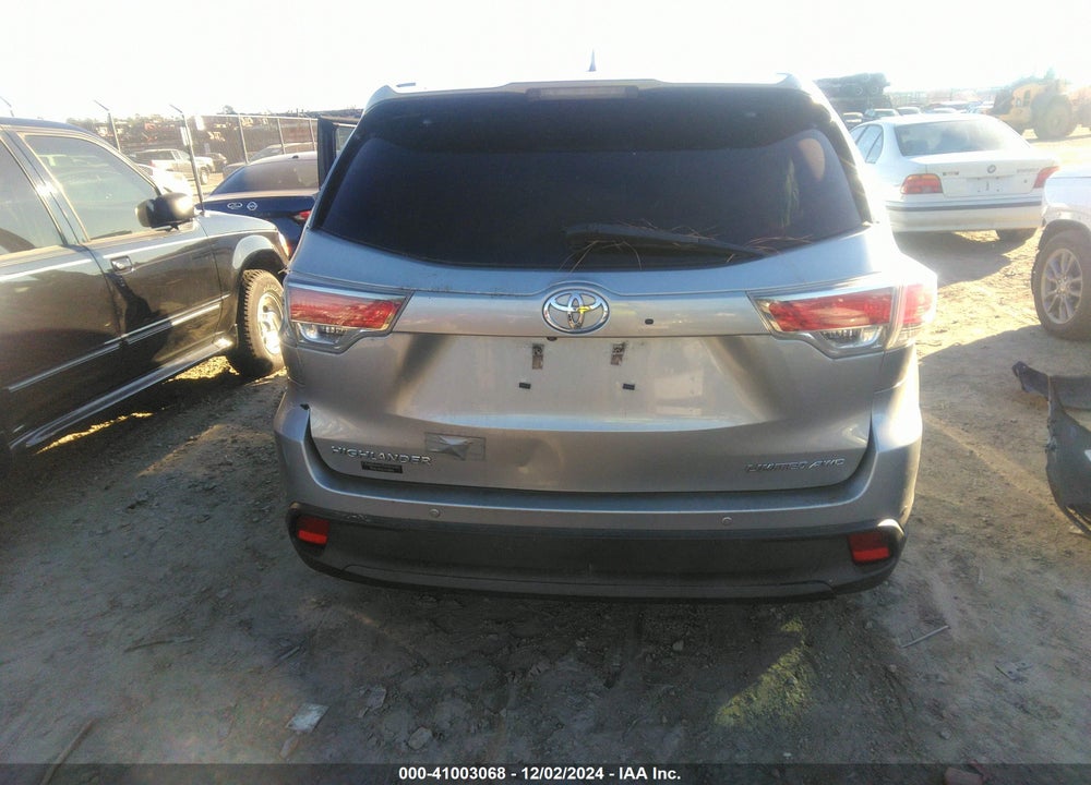 2016 TOYOTA HIGHLANDER LIMITED PLATINUM V6 VIN: 5TDDKRFH2GS317119