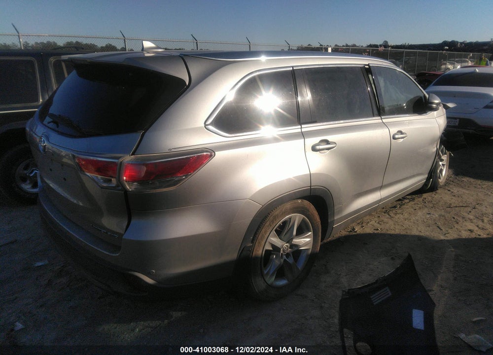 2016 TOYOTA HIGHLANDER LIMITED PLATINUM V6 VIN: 5TDDKRFH2GS317119