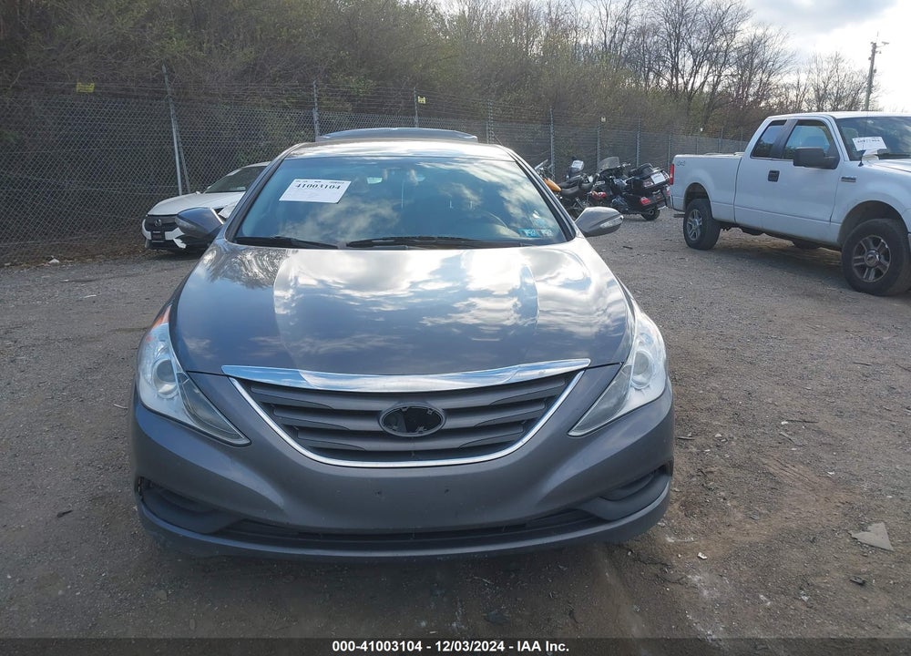 2014 HYUNDAI SONATA GLS VIN: 5NPEB4AC9EH872848