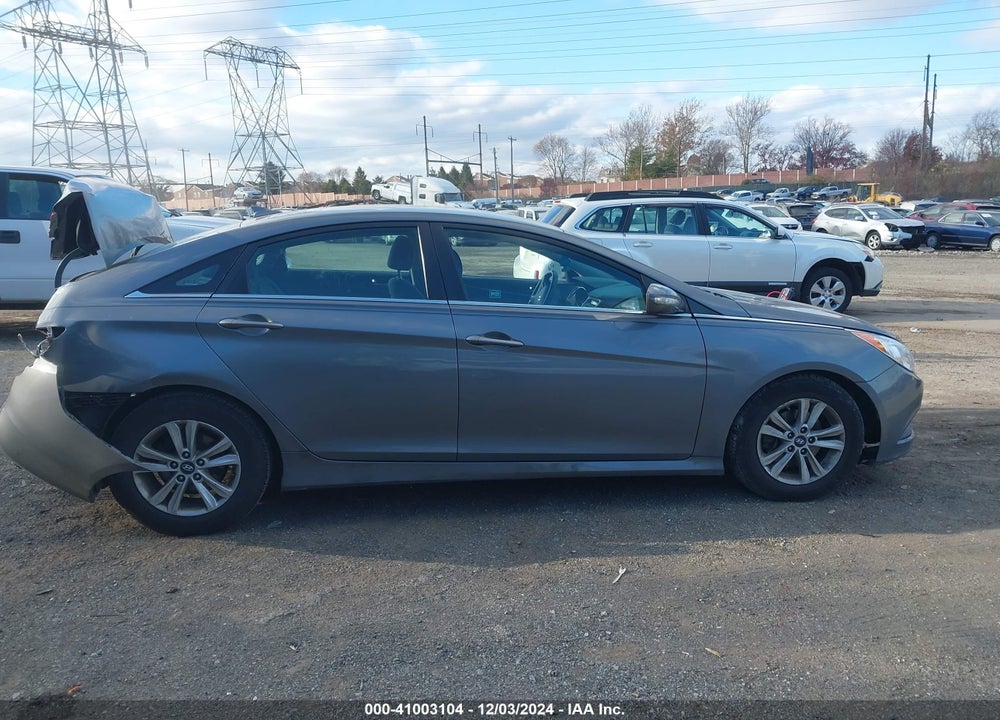 2014 HYUNDAI SONATA GLS VIN: 5NPEB4AC9EH872848