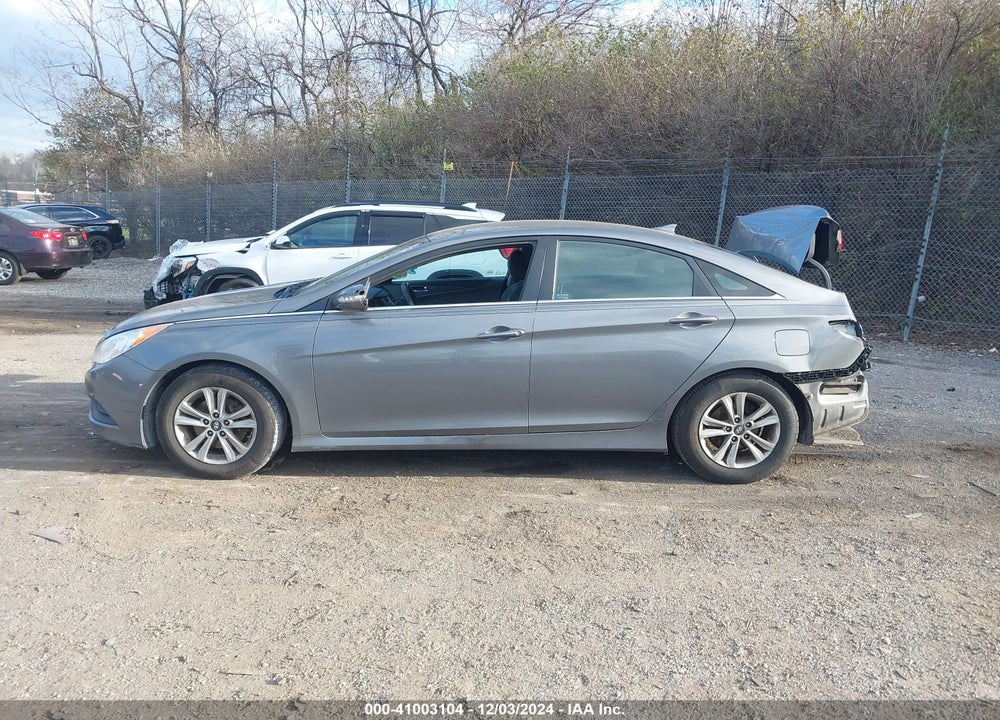 2014 HYUNDAI SONATA GLS VIN: 5NPEB4AC9EH872848