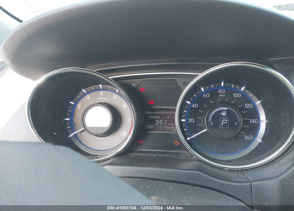 2014 HYUNDAI SONATA GLS VIN: 5NPEB4AC9EH872848