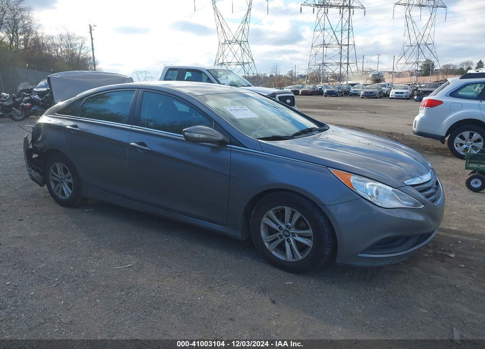 2014 HYUNDAI SONATA GLS VIN: 5NPEB4AC9EH872848