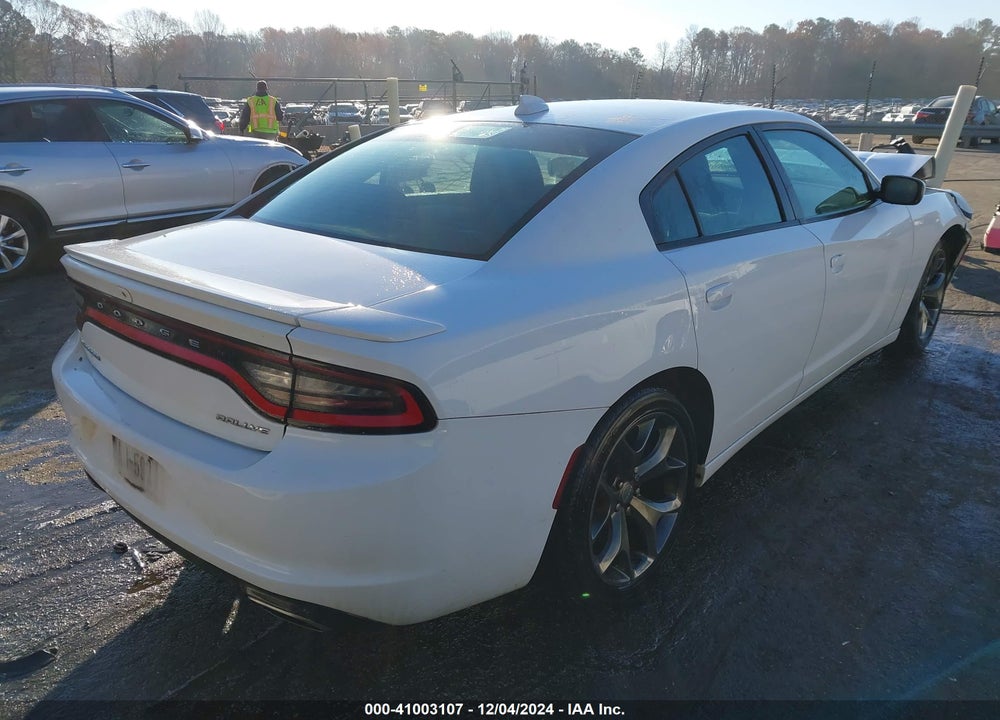 2015 DODGE CHARGER SXT VIN: 2C3CDXHG4FH863212