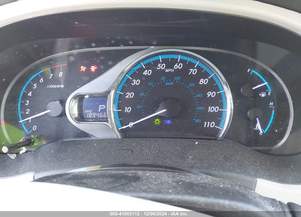 2012 TOYOTA SIENNA XLE LIMITED VIN: 5TDYK3DC8CS272199
