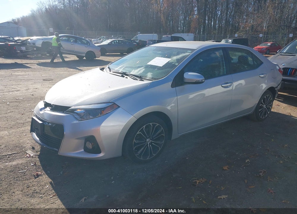 2014 TOYOTA COROLLA S PLUS VIN: 2T1BURHE7EC025878