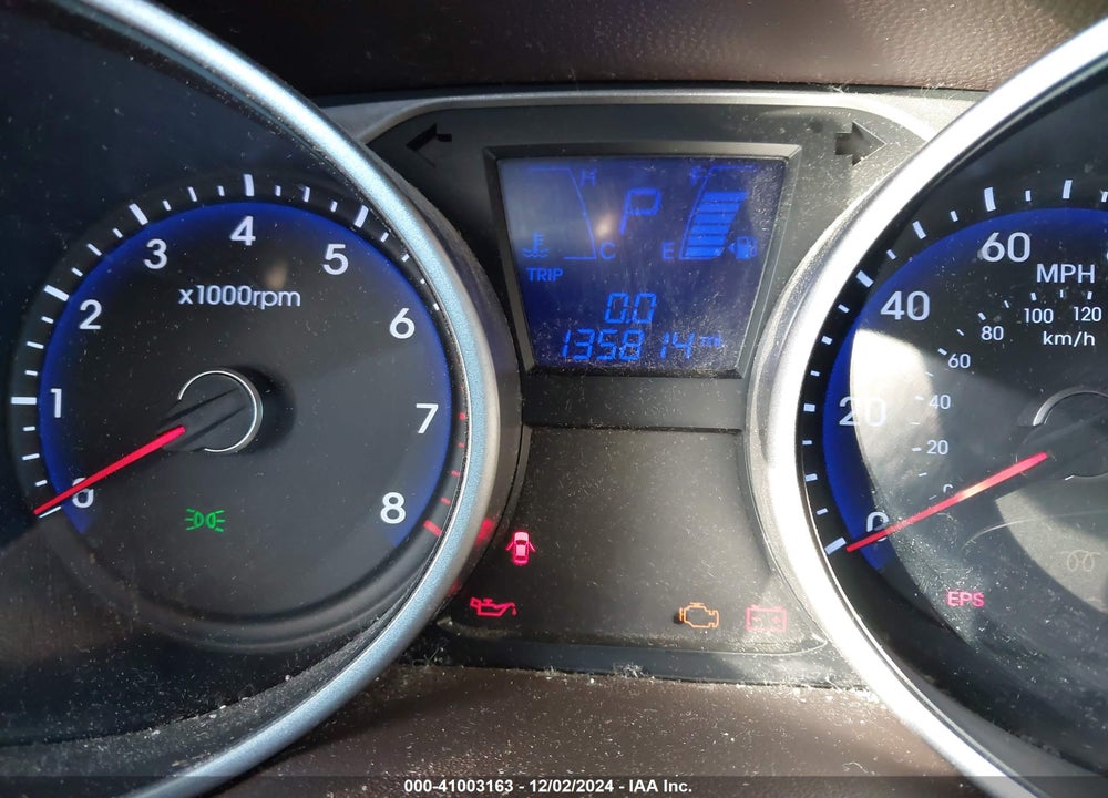 2012 HYUNDAI TUCSON GLS VIN: KM8JUCAC5CU419330