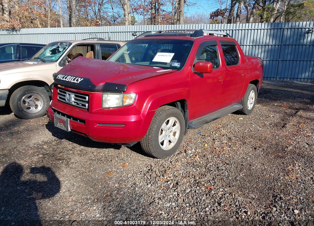 2006 HONDA RIDGELINE RTL VIN: 2HJYK16576H549636
