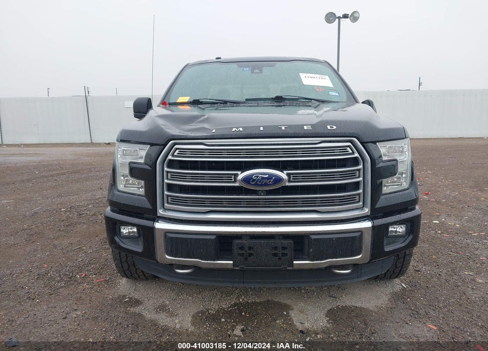 2016 FORD F-150 LIMITED VIN: 1FTEW1EGXGFD40814