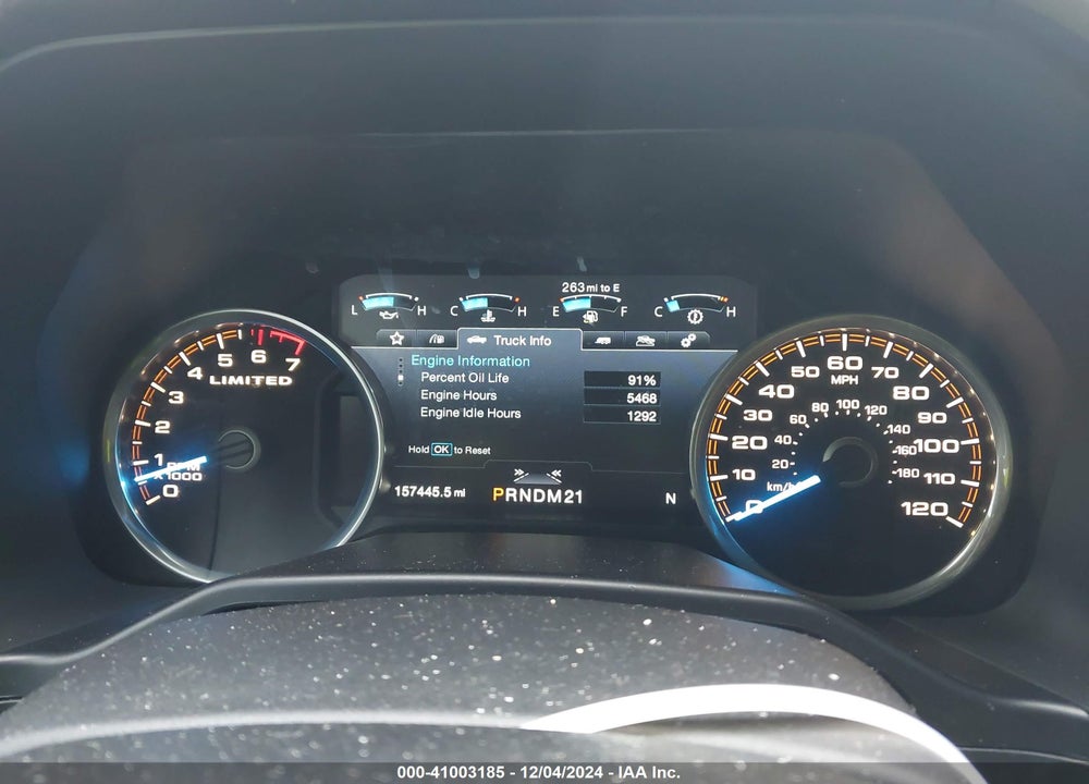 2016 FORD F-150 LIMITED VIN: 1FTEW1EGXGFD40814