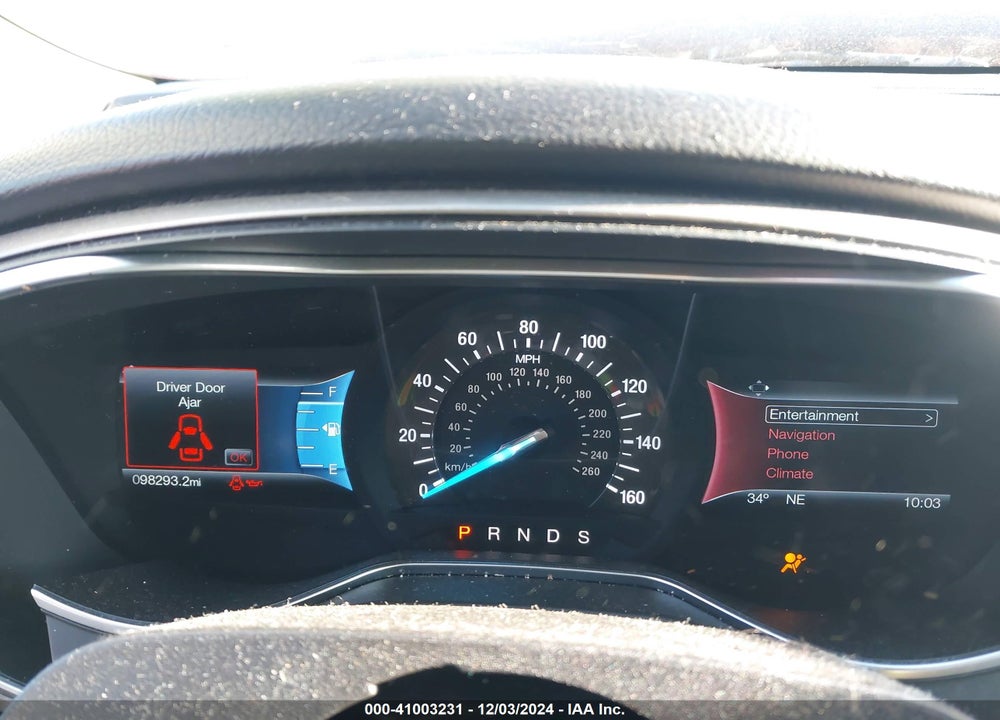 2016 FORD FUSION SE VIN: 3FA6P0H98GR394002