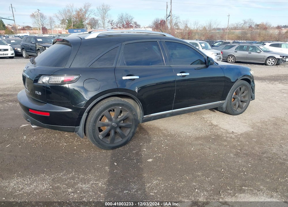 2007 INFINITI FX35 VIN: JNRAS08W37X203795