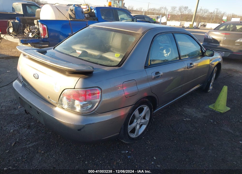 2006 SUBARU IMPREZA 2.5I VIN: JF1GD67686H526604