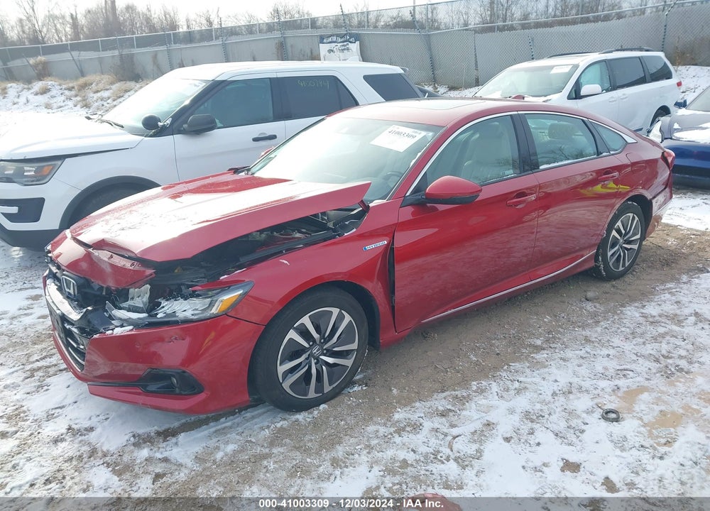 2021 HONDA ACCORD HYBRID EX-L VIN: 1HGCV3F56MA023416