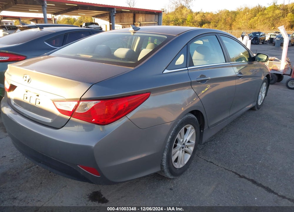 2014 HYUNDAI SONATA GLS VIN: 5NPEB4AC8EH891956