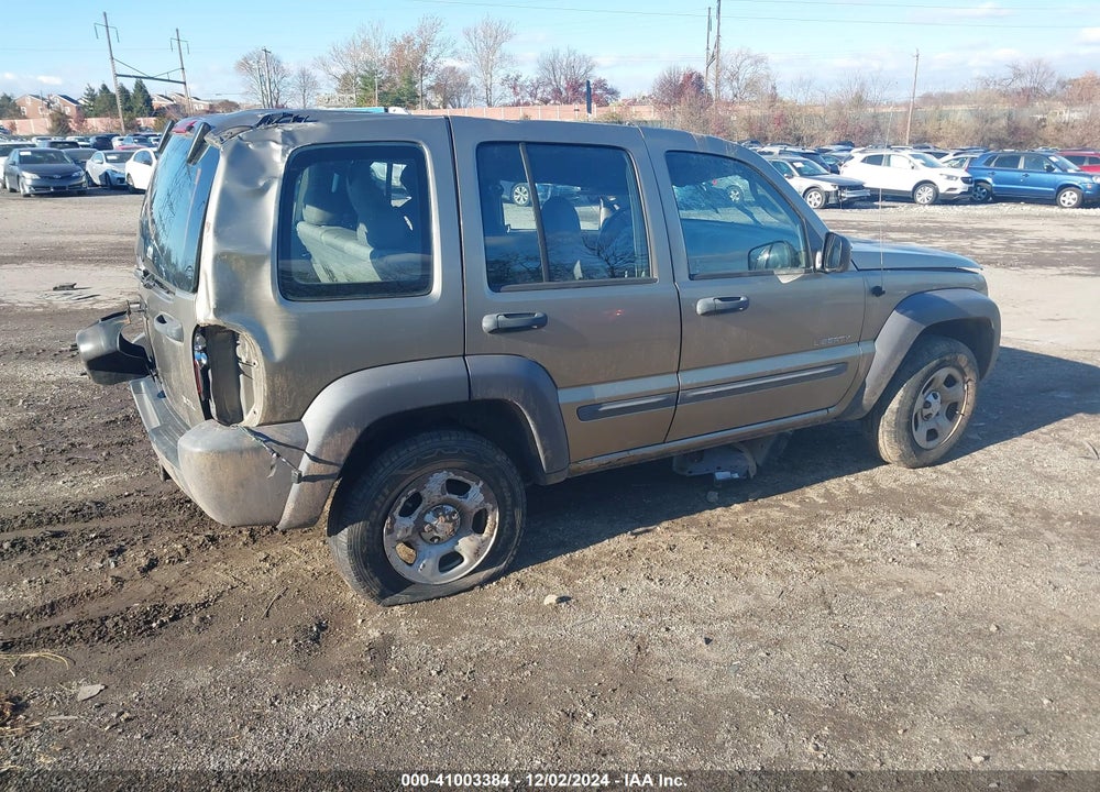 2004 JEEP LIBERTY SPORT VIN: 1J4GL48K04W121983