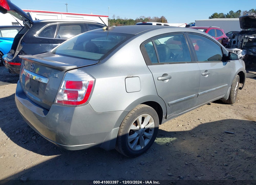 2011 NISSAN SENTRA 2.0SL VIN: 3N1AB6AP6BL638887