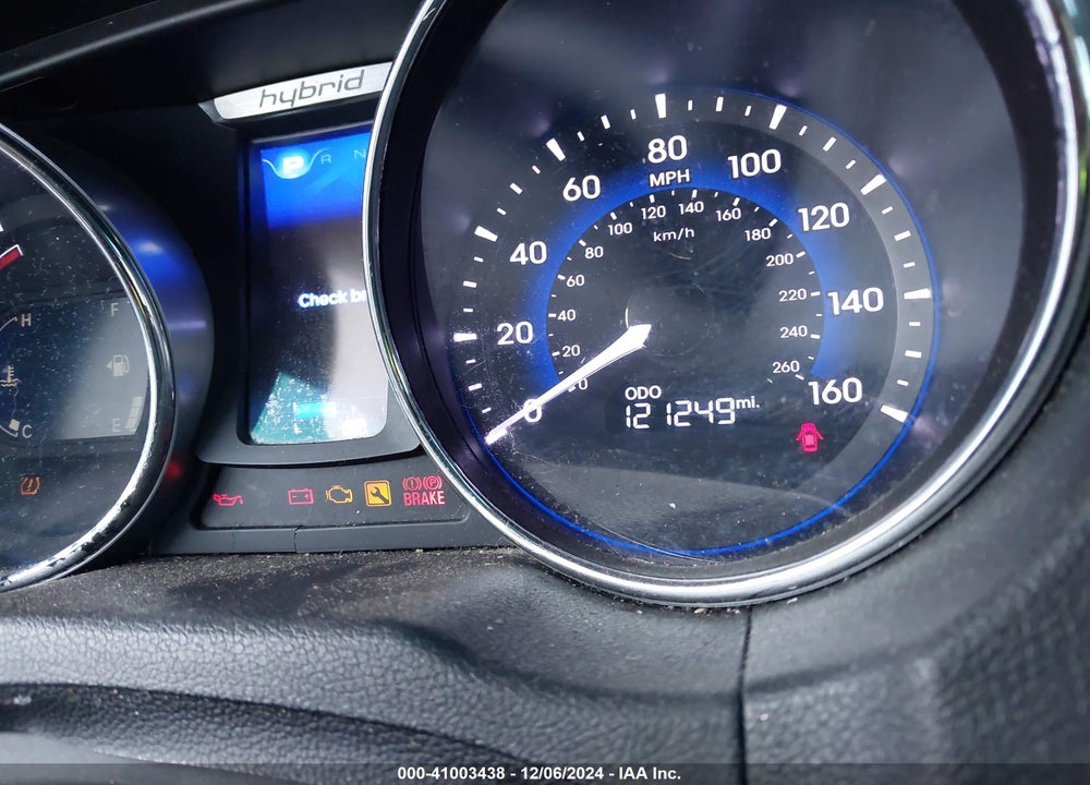 2012 HYUNDAI SONATA HYBRID VIN: KMHEC4A42CA059681