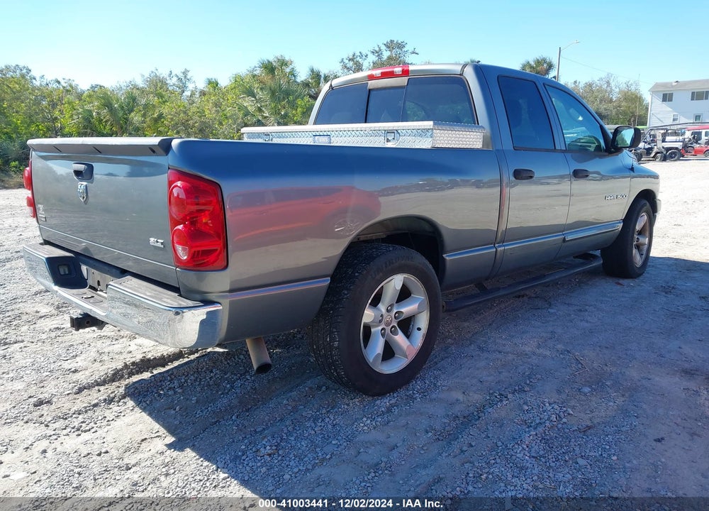 2007 DODGE RAM 1500 SLT VIN: 1D7HA18P87J522120